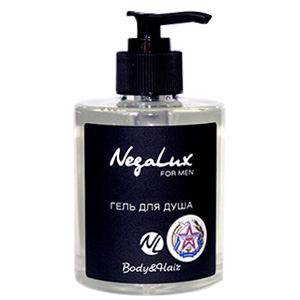 Гель для душа мужской "Negalux" - натуральное средство для ухода за мужской кожей и волосами.